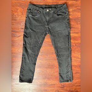 PD&C Stretch Black Slim/Skiny Jeans Mens 36x30